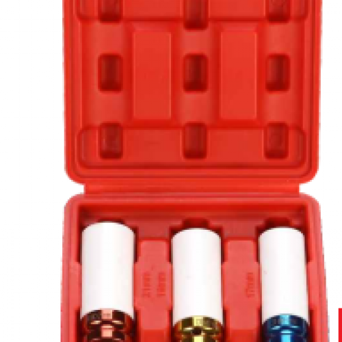 3pcs 1/2'' color sockets