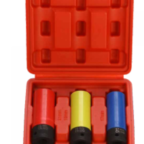 3pcs 1/2'' color sockets 