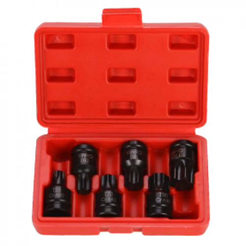 6pcs 1/2'' Pneumatic sockets -Hex type 